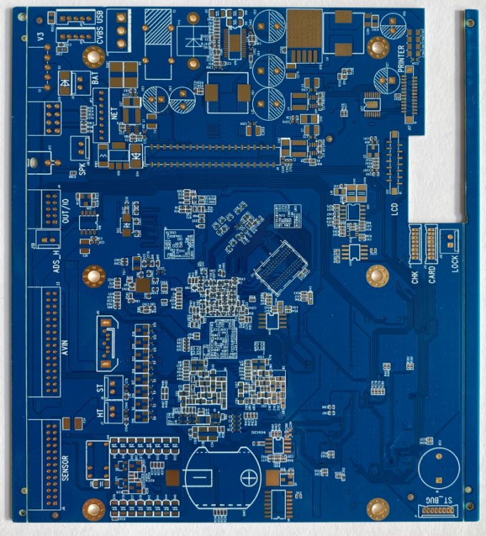 Fr4 High Frequency PCB 1OZ Copper Thickness Immersion Gold Surface Finishing 0