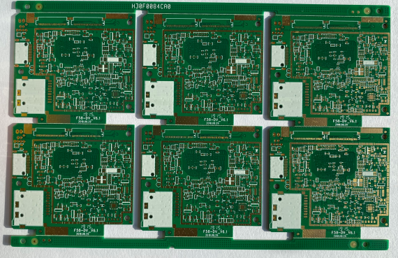 6layer KB Fr4 Impedance Control PCB 6 Layer 100 Ohm Immerion Gold For Wireless Network Card 0