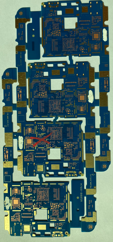 1.50mm thickness Lead Free PCB Fabrication wioth 100X90mm for Game Driver 0