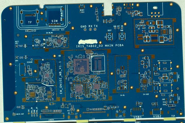8 Layer 2.0mm thickness High Density PCB  for mobile charger application 0