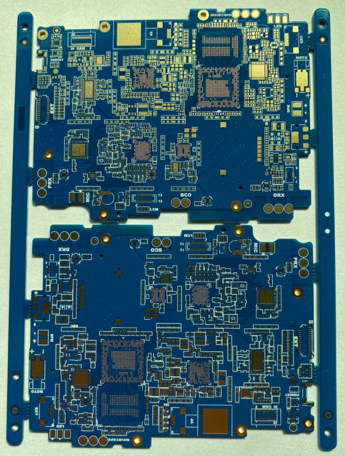 Blue Immersion Gold High Density PCB Board For Instrument 0