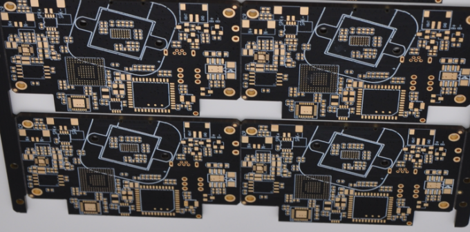 Aluminum Based material 2 Layer 1.6mm 4mil LED Light PCB Board with black solder mask 0