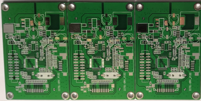 Green Immersion TIN TS 16949 Halogen Free Pcb With Blind Via 0