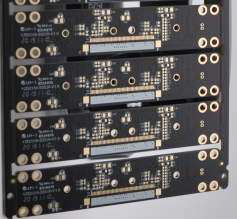 1.380mm High Density 1 Oz Copper Pcb 4mil Min Line Gold Plating 0