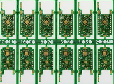 Rigid ENIG High Frequency PCB Board Green Solder Mask 0.80mm Thickness 0