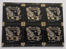 Multilayer Rigid Communication PCB Prototype Quick Turn Black Color for Satellites