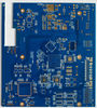 High Frequency PCB Fr4 Prototype Pcb Fabrication  with Blue solder mask For OEM Electronics