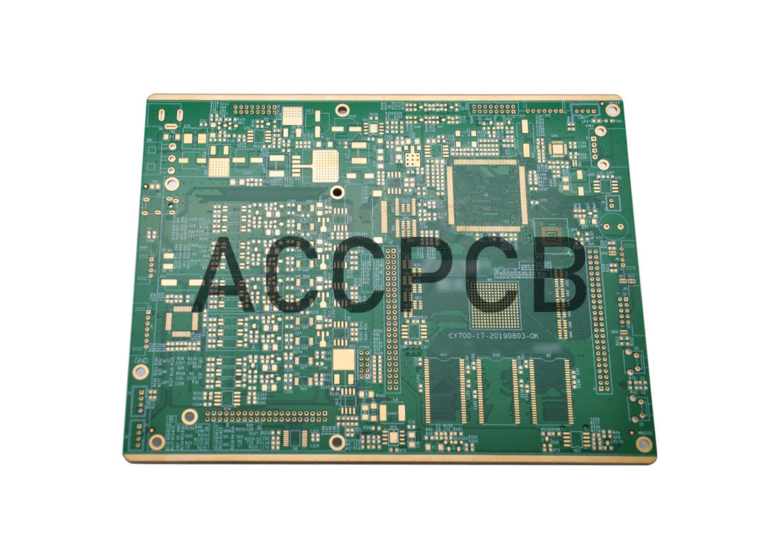 buy 8layer electronics HDI Board with immersion gold and  Green Color High Performance online manufacturer