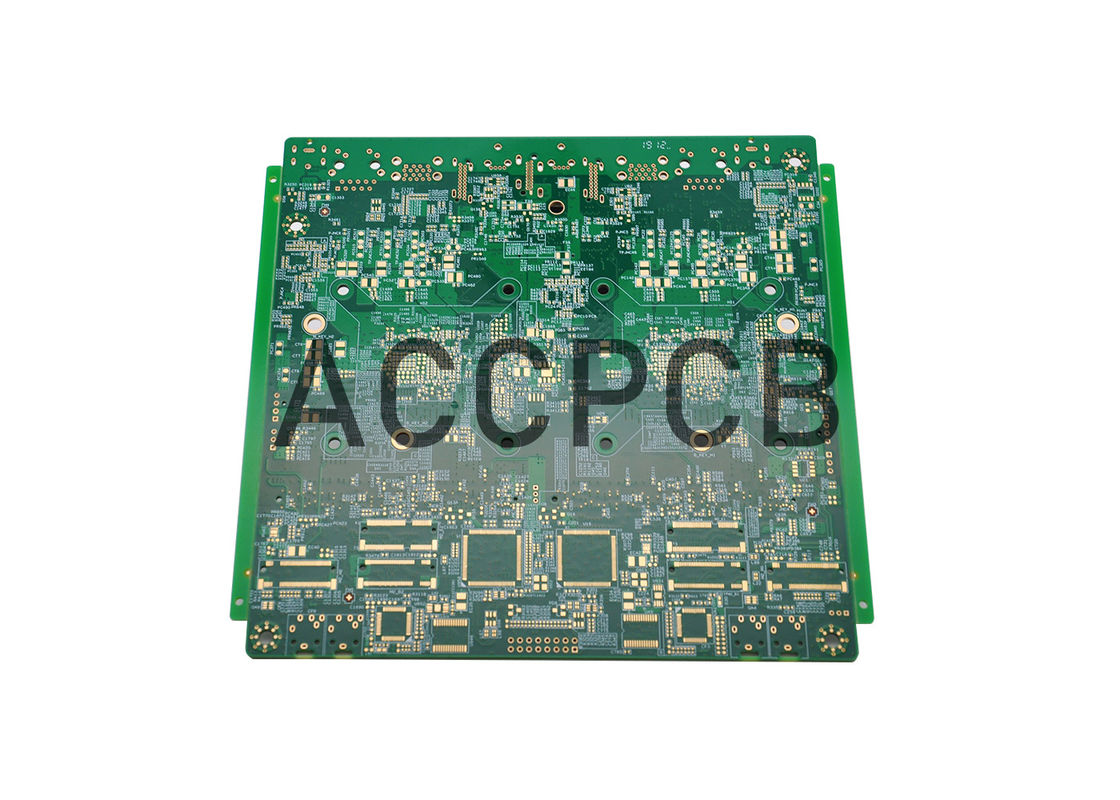 buy 4 Layer HDI PCB Board 1+N+1 Structure Blue  Solder Mask HAL Lead Free online manufacturer