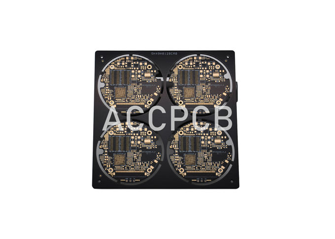 Aoi Inspection Lead Free High Density PCB Black Color IPC A 160 Standard 0