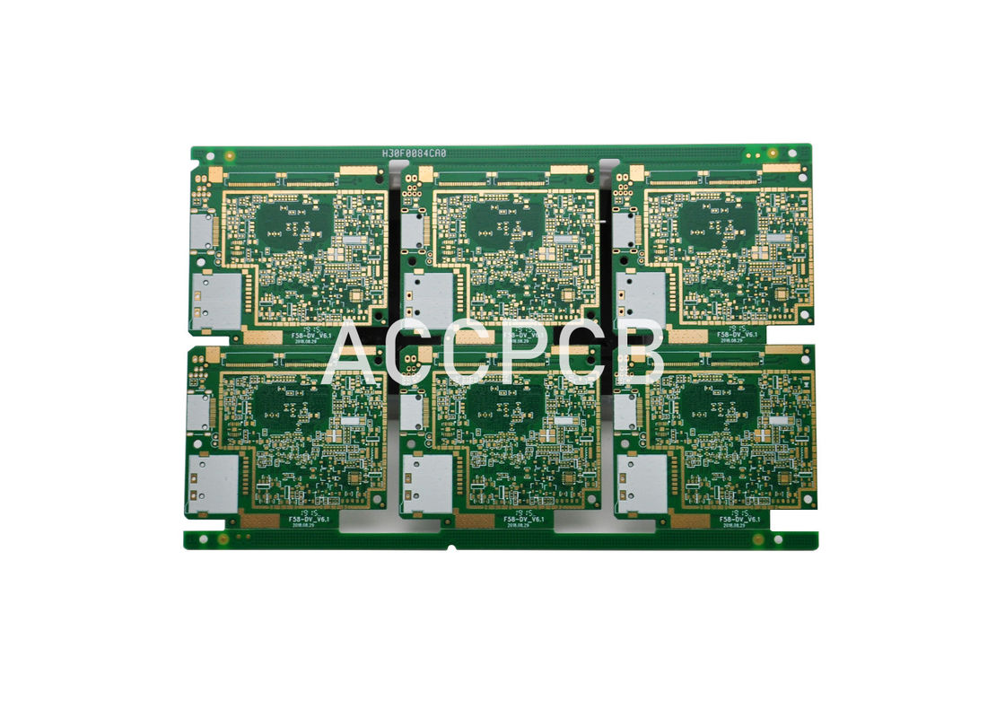 buy Led Module High Density PCB Green Solder Mask ENIG Surface ±3mil PTH Tolerance online manufacturer
