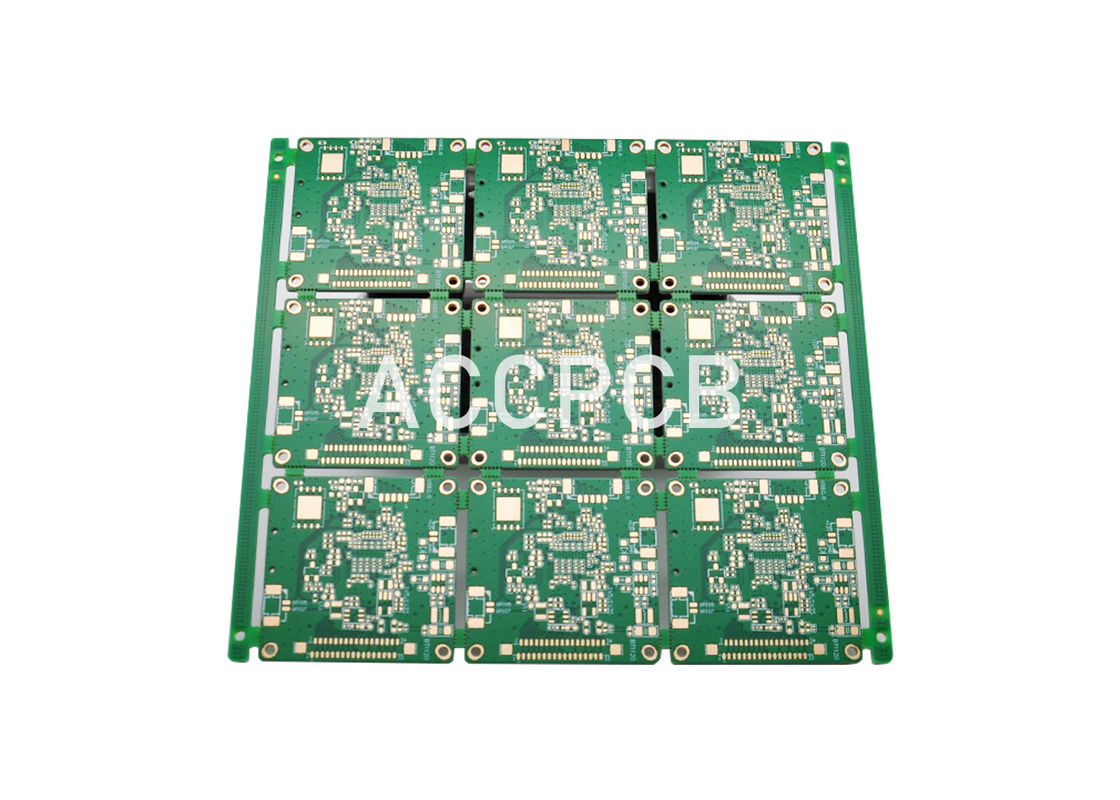 buy Photoelectric Blank Copper PWB Circuit Board  2.0 Mm Thickness 10 Layer Green Color online manufacturer