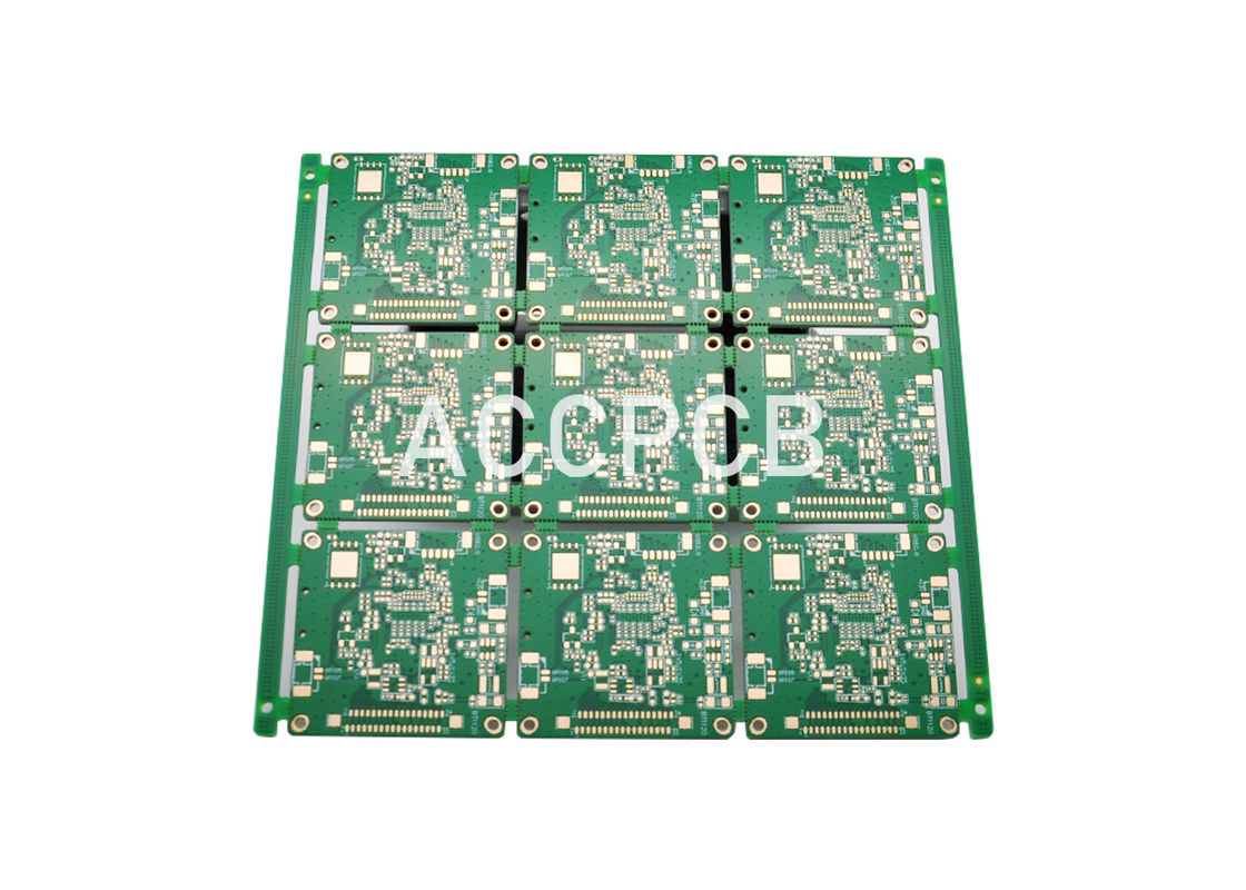 buy Photoelectric Blank Copper PWB Circuit Board  2.0 Mm Thickness 10 Layer Green Color online manufacturer