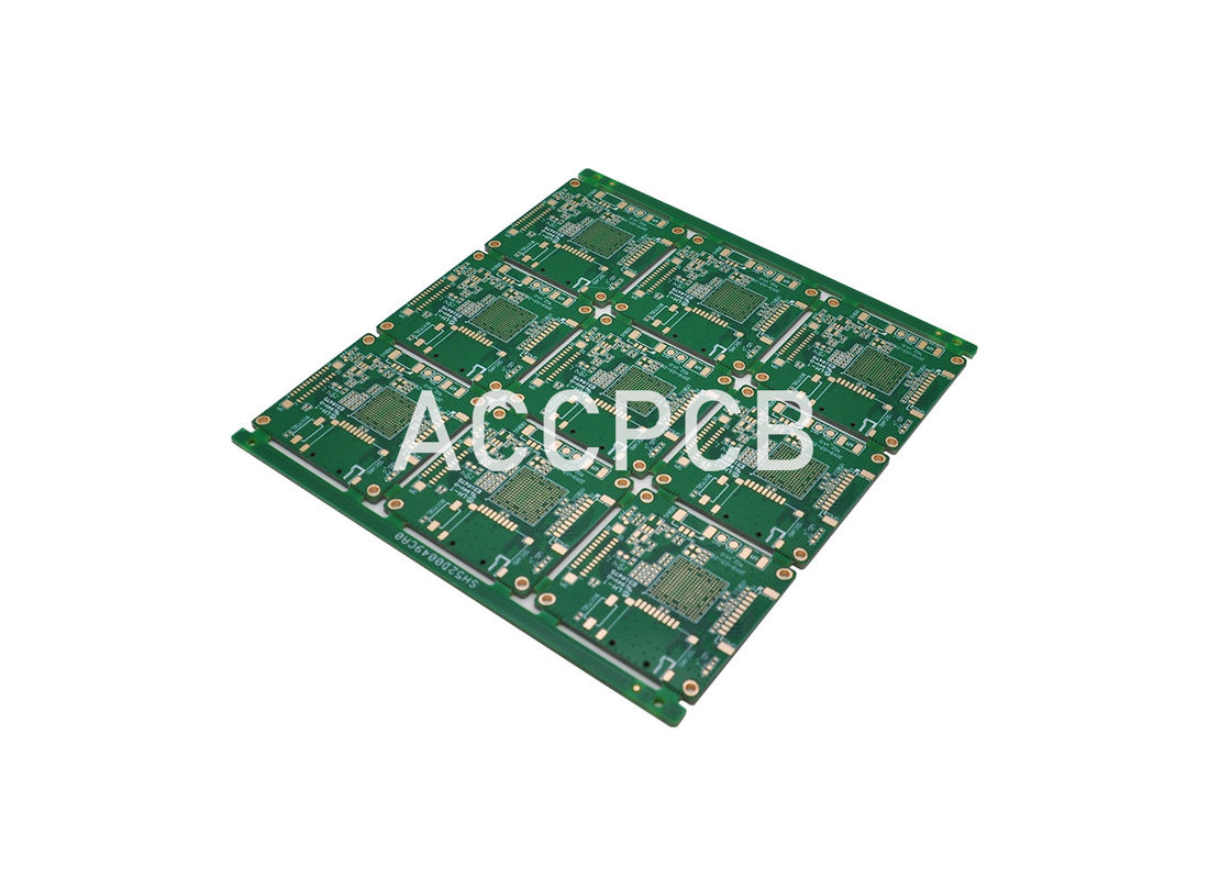 buy SSD Drive PWB Circuit Board  with green solder mask and Immersion Gold 4.2 Dielectric Constant online manufacturer
