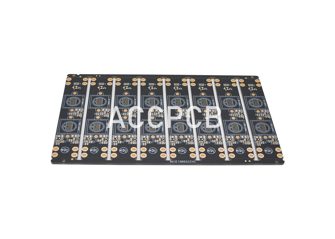buy Blank Copper PWB Board  0.25mm Thickness and Customizable  Black Solder Mask online manufacturer
