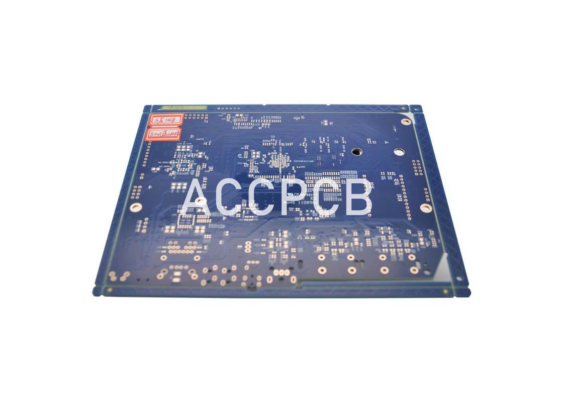 Gold Flash Fr4 Material PWB PCB Laser Drilled Holes for Signal Amplification 0