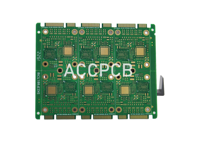 FR4 TG170 Material High Density PCB Green Color Device Control Motherboard 0
