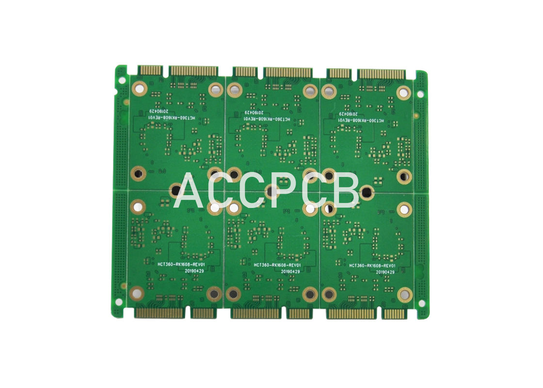buy Electronic  High Density PCB Board Immersion Gold Surface Finishing 2 OZ Layer 0.3mm Min Holes online manufacturer