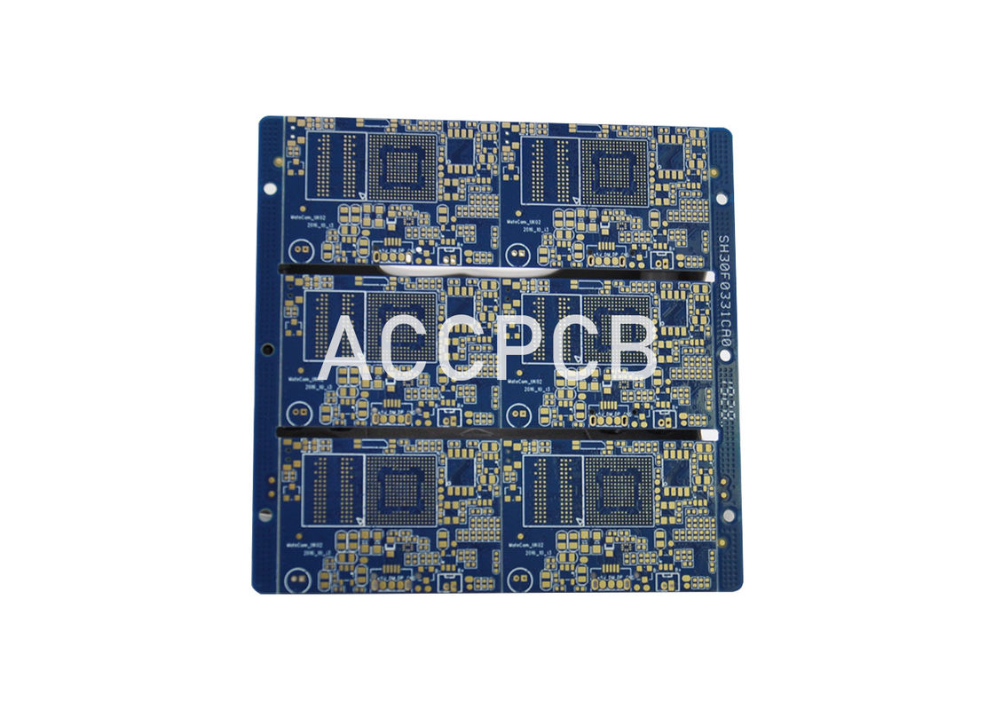 Half Holes High Density PCB , Printed Circuit Board Prototype  Immersion Gold Surface Finishing