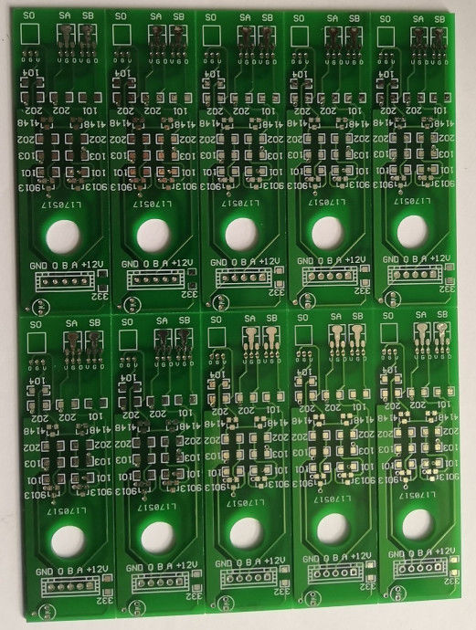 buy FR4 Rapid PCB Prototype PCB Board Green Solder Mask for 5G mobile equipment online manufacturer