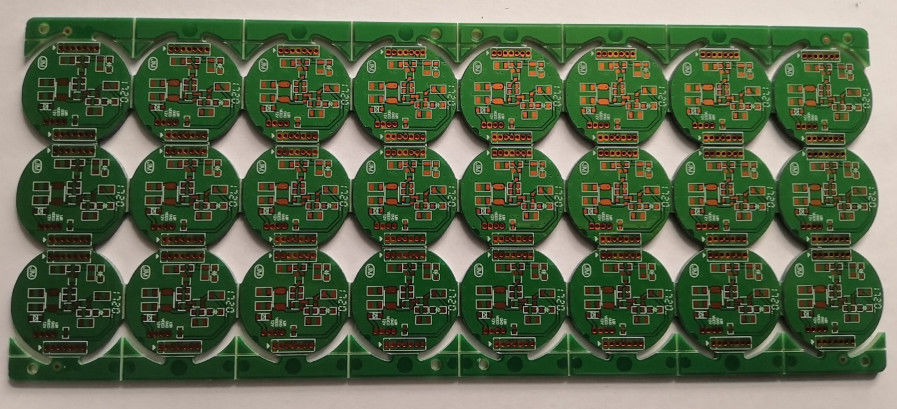 buy Cutting Gold PCB Circuit Boards Multilayer PCB Board  FR4 TG170  with Blue Solder Mask online manufacturer