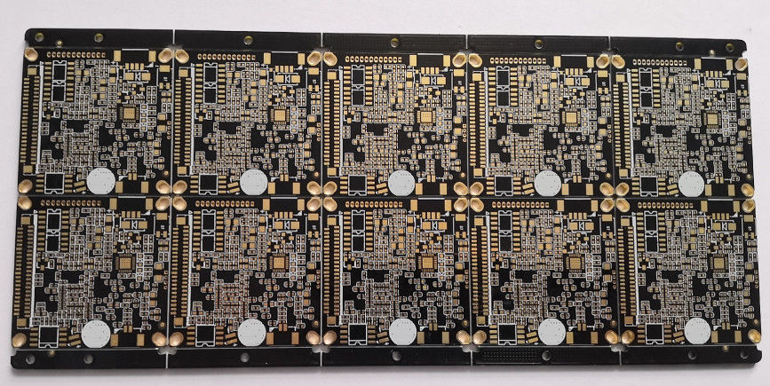 buy Game Machines Multilayer PCB Board Fabrication FR4 TG150 Material Black Soldermask online manufacturer