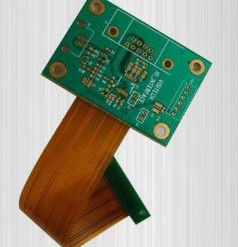 Connector Device Rigid Flex PCB Board High Precision 3 Mil Min Line Width 0.006'' Thru Holes 0