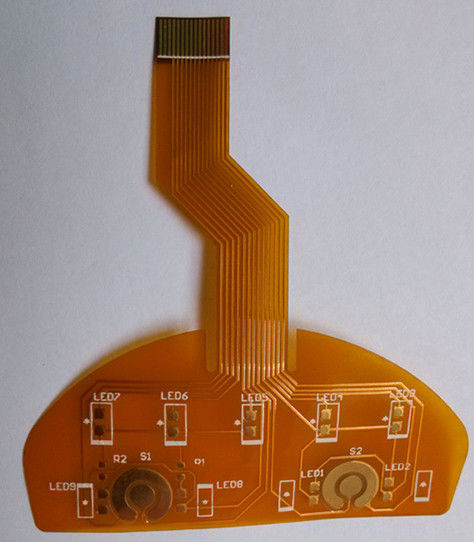 buy 0.15mm thickness Flexible Printed Circuit with innersion gold surface and 35X10mm online manufacturer
