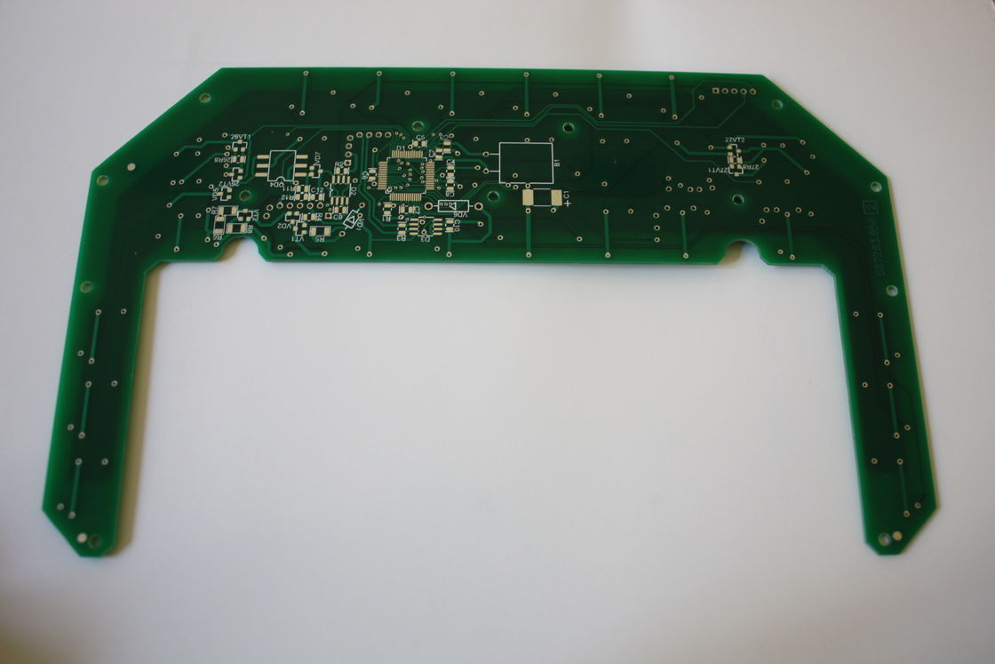 buy OEM Fr4tg180 Lead free PCB 6 Layer Custom Irregular Shaped 0.15mm Line Width online manufacturer