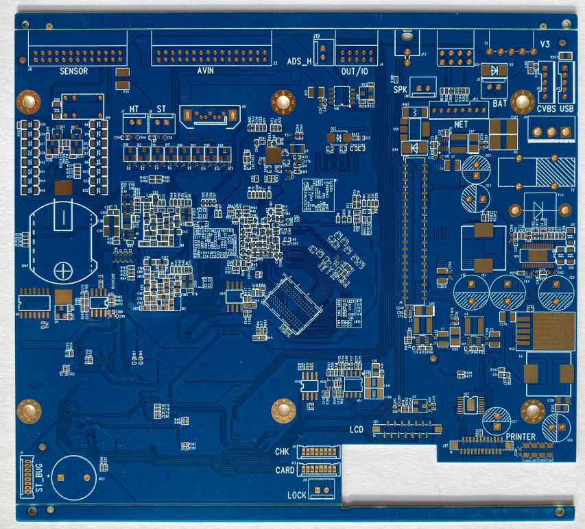 buy Fr4 High Frequency PCB 1OZ Copper Thickness Immersion Gold Surface Finishing online manufacturer