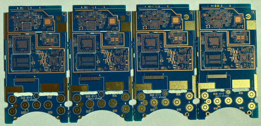 buy 6Layer Fr4 50 Ohm Impedance control Pcb Immerion Gold with 160X80mm online manufacturer
