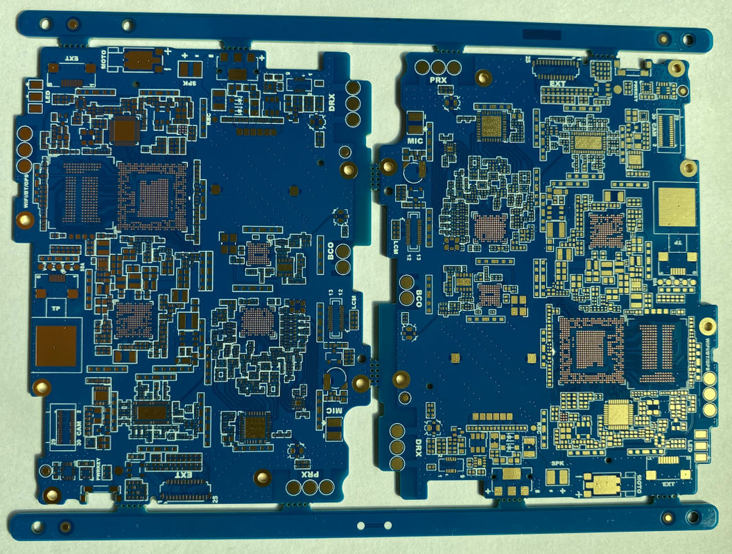 buy Blue Immersion Gold High Density PCB Board For Instrument online manufacturer
