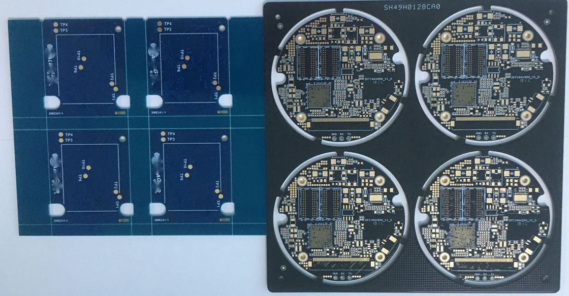 buy Double Sided HAL Immersion Gold 0.5 Oz Prototype PCB Board online manufacturer