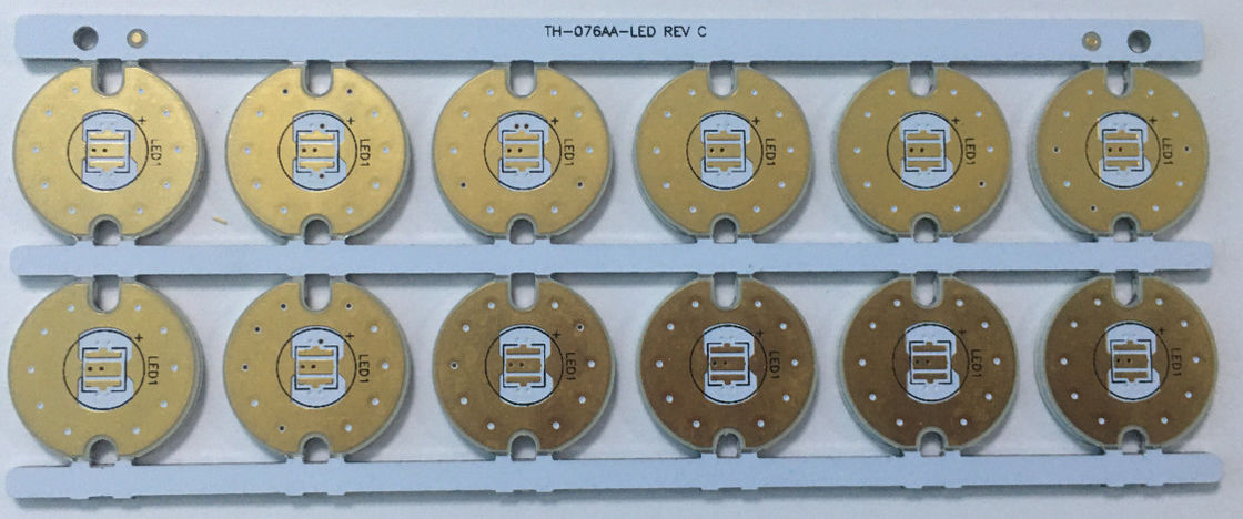 buy Aluminium Lead Free Hal 0.4mm Thickness LED Light PCB Board online manufacturer