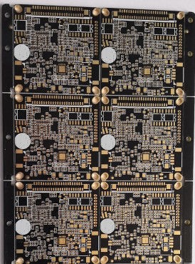 China 1.60mm Nanya FR4 1.5OZ Prototype PCB Board With Black Solder Mask factory