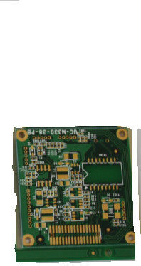 Fiberglass Multilayer PCB Board Green Solder Mask 1.0mm Thickness